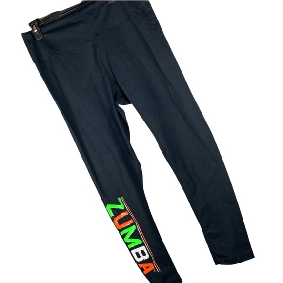Zumba Black Fearless Leggings size XXL - Picture 5 of 7